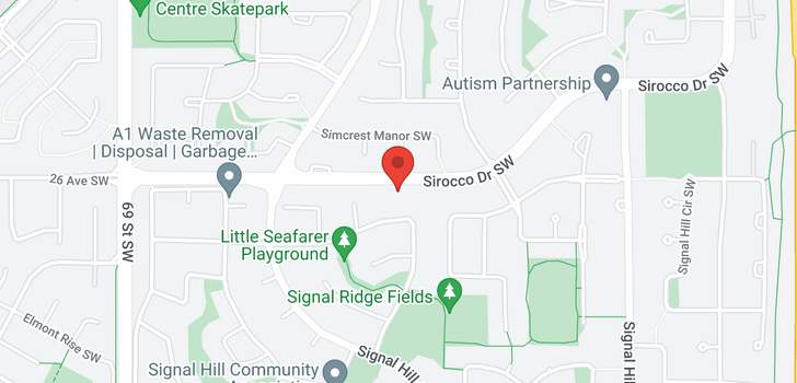 map of 2293 Sirocco Drive SW